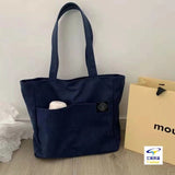 Ciing Canvas Bags for Women Shoulder Bag Teenager Girl Schoolbag Large Capacity Handbag Eco Reusable Grocery Tote Shopping Bags Bolsas