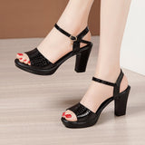Ciing 32-43 Sexy Peep Toe Ladies Summer Shoes For Dress Women Wedge Heel Sandals High Heel Woman New Female Platform Sandals