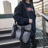 Ciing Waterproof Women Travel Handbag Large Capacity Ladies Messenger Bag Solid Color Female Crossbody Nylon Shoulder Bag Women