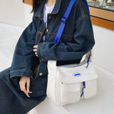 Ciing Fashion Women Messenger Bag Korean Student Shoulder Bag Crossbody Bags For Women Multiple Pockets Student Book Bag Satchels