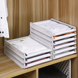 Ciing Folding Clothes Organization Wardrobe Organizer Cloth Storage High Capacity Stackable Drawer Basket Cabinet Underwear Box