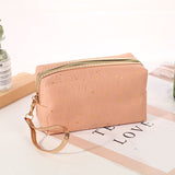 Ciing Solid Color Cosmetic Bag Women Makeup Pouch Toiletry Bag Fashion Necessaries Make Up Organizer Case Waterproof Wash Kit