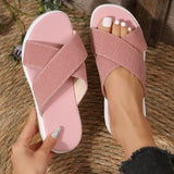Ciing Fashion Women's Slippers Summer Outdoor Beach Female Flats Plus Size Slipper Casual Comfortable Platform Ladies Sandals