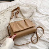 Ciing Korean Style Fashion Simple Designer Handbag Spring PU Leather Women Shopper Luxury Brand Underarm Shoulder Crossbody Bags