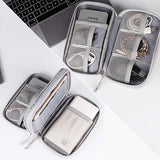 Ciing 1pc Travel Portable Digital Product Storage Bag USB Data Cable Organizer Headset Cable Bag Charging Treasure Box Bag