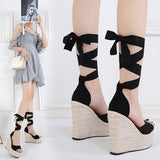 Ciing Summer New Fashion Women's Platform Wedge Sandals High Heels Women's Summer High Heel Sandals Shoes for Women