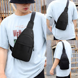 Ciing Fashion Man Small Chest Bag Phone Pocket Cross Body Shoulder Fanny Pack Male Handbag Outdoor Neck Side Crossbody Gym Bags