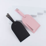 Ciing Fashion Leather Suitcase Luggage Tag Label Bag Pendant Handbag Portable Travel Accessories Name ID Address Tags