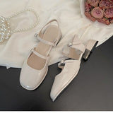 Ciing Casual Elegant Sandals Woman Summer Office Lady Fashion Solid Shoes Non-slip Korean Style Heels Vintage Female Shoes Design