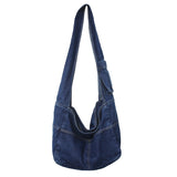 Ciing Canvas Eco Bags For Women Fashion Ladies Messenger Bag Large Capacity Shopper Bag Unisex Student Shoulder Bag Solid Satchel