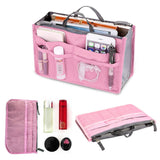 Ciing Travel Organizer Insert Bag Canvas Large Liner Lady New Cosmetic Bags Women Tote Home/Car Eco Grocery Makeup Tablet Storage Pack