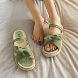 Ciing Women Sandalias Mujer Summer Fairy Style New Fashion Student Platform Roman Lady Sands Flat Shoes Cute Slippers