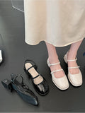 Ciing Casual Elegant Sandals Woman Summer Office Lady Fashion Solid Shoes Non-slip Korean Style Heels Vintage Female Shoes Design