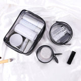 Ciing Travel Women Transparent Cosmetic Bag Fashion Small Large Clear PVC Makeup Bag Beauty Case Bath Wash Organizer Zipper Pouch