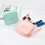 Ciing Mini Cosmetic Bag Sanitary Napkin Leather Tampon Storage Bag Portable Makeup Lipstick Key Earphone Data Cables Travel Organizer