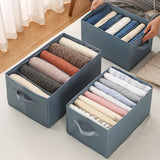 Ciing Drawer Storag Clothes Pant Organizer Foldable Wardrobe Clothes Organizer For Shirt Pants With Divided 9 Grids Storage Box
