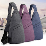 Ciing Men Shoulder Bag Leisure Waterproof and Hard-Wearing Oxford Cloth sport Crossbody Outdoor Chest Bag Daily Picnic Travel Package