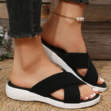 Ciing Fashion Women's Slippers Summer Outdoor Beach Female Flats Plus Size Slipper Casual Comfortable Platform Ladies Sandals