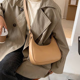 Ciing PU Leather Shoulder Messenger Bag Women Causal Luxury Handbags and Purse Female Designer Hobos Bag Small Brand Crossbody Bags