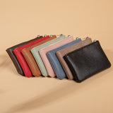 Ciing Fashion Leather Ladies Zipper Coin Purse Multifunctional Small Coin Key Credit Card Bags Wallet Women Men Kids Mini Wallet