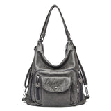Ciing Vintage Women Bag Fashion Brand Backpack Leather Messenger Bag Designer Shoulder Bag Female Handbag Large Ladies Purse