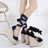 Ciing Summer New Fashion Women's Platform Wedge Sandals High Heels Women's Summer High Heel Sandals Shoes for Women