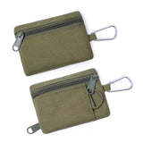Ciing Outdoor Mini Tactical Wallet Men's EDC Molle Pouch Portable Key Card Case Coin Purse Hunting Bag Zipper Pack Multifunctional Bag