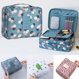 Ciing Travel Cosmetic Bags Toiletrys Makeup Organizer Girl Outdoor Waterproof Make Up Case Woman Personal Hygiene Tote Beauty Bag