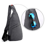 Ciing Men Shoulder Bag Leisure Waterproof and Hard-Wearing Oxford Cloth sport Crossbody Outdoor Chest Bag Daily Picnic Travel Package