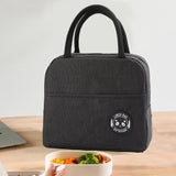 Ciing Children Thermal Lunch Box Tote Women Work Food Lonchers Bags Organizer Gold Letter Insulated Bag Picnic Cooler Packed Handbags