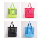 Ciing High Capacity Women Mesh Transparent Bag Double-layer Heat Preservation Large Picnic Beach Bags