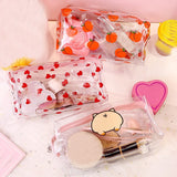 Ciing Cartoon Transparent PVC Wash Bags Girls Women Travel Organizer Clear Makeup Bag Beauty Cosmetic Bag Toiletry Bag Make Up Pouch