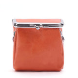 Crossbody Bag for Women Leather Ladies Lipstick Bag Multi-function Retro Small Coin Purse Buckle Wallet Fashion Simple