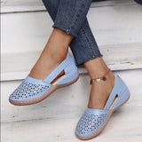 Ciing Women's Summer Flat Round Toe Sandals New Retro Button Sandals Comfy Mary Jane Comfortable Shoes for Women Plus Size 43