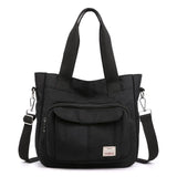 Ciing Fashion Canvas Women Bag Large Capacity Women Handbags Brand Designer Female Tote Bag Casual Shoulder Messenger Bags for Women