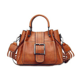 Ciing Bags For Women  New Fashion PU Leather Handbags Crossbody Bag For Women Vintage Bucket Shoulder Bag Ladies Handbag Sac Femme