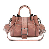 Ciing Bags For Women  New Fashion PU Leather Handbags Crossbody Bag For Women Vintage Bucket Shoulder Bag Ladies Handbag Sac Femme