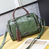 Ciing New Year Valentine's Day New Arrival Fashion Woman Bag for Ladies Retro PU Leather Bag Female Tassel Zipper Crossbody Bags