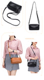 Ciing Woman Leather Handbag Small Luxury Shoulder Bag Cross Body Pillow Fashion Messenger Bags Women Versatile Genuine Leather Handbag